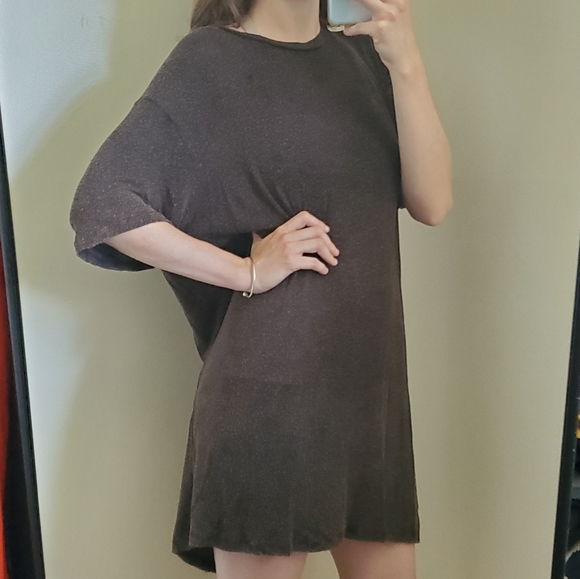 Brandy Melville one size brown t-shirt dress - Picture 2 of 5